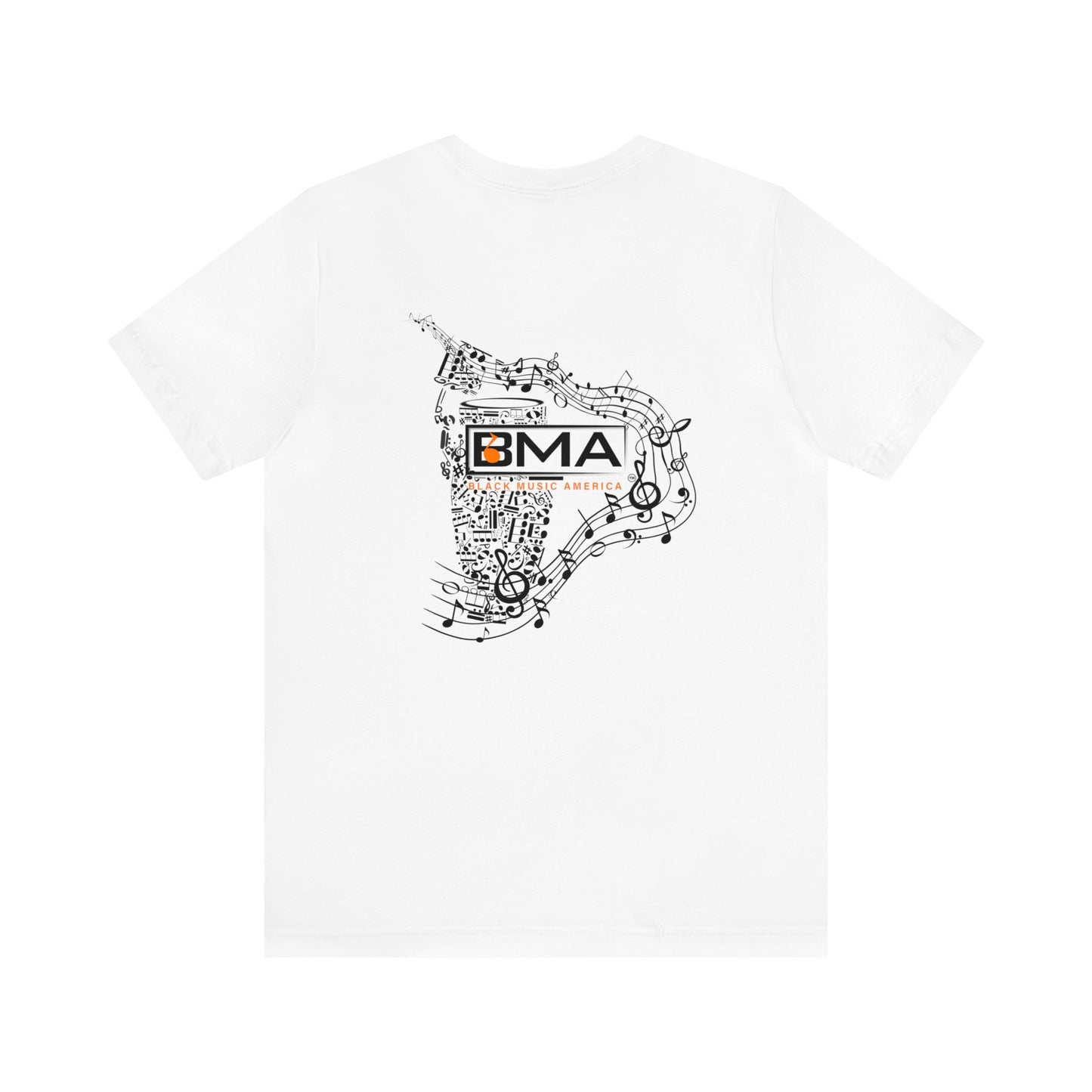 Unisex Jersey Short Sleeve Tee BMA Bongo Back Design