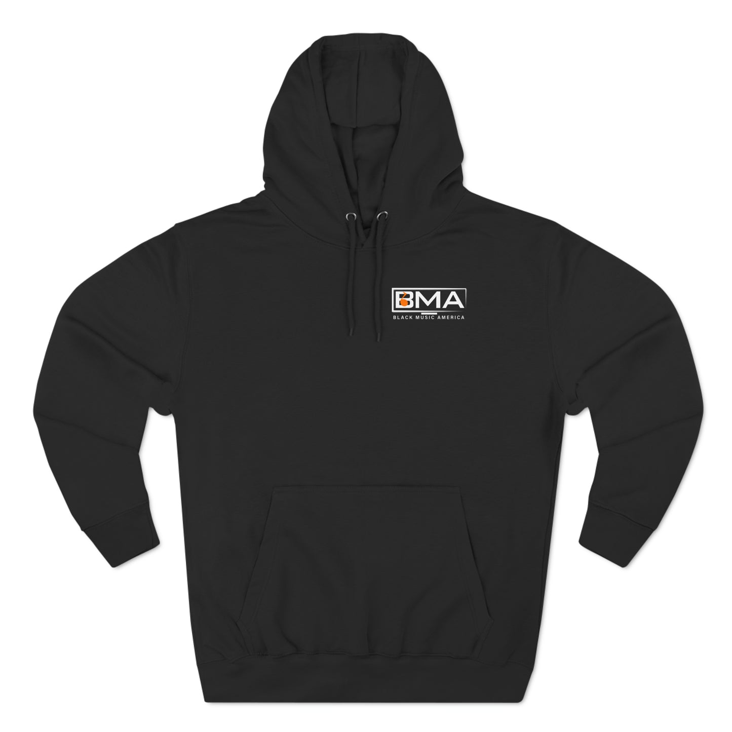 Three-Panel Fleece Hoodie BMA Saxophone Back Design