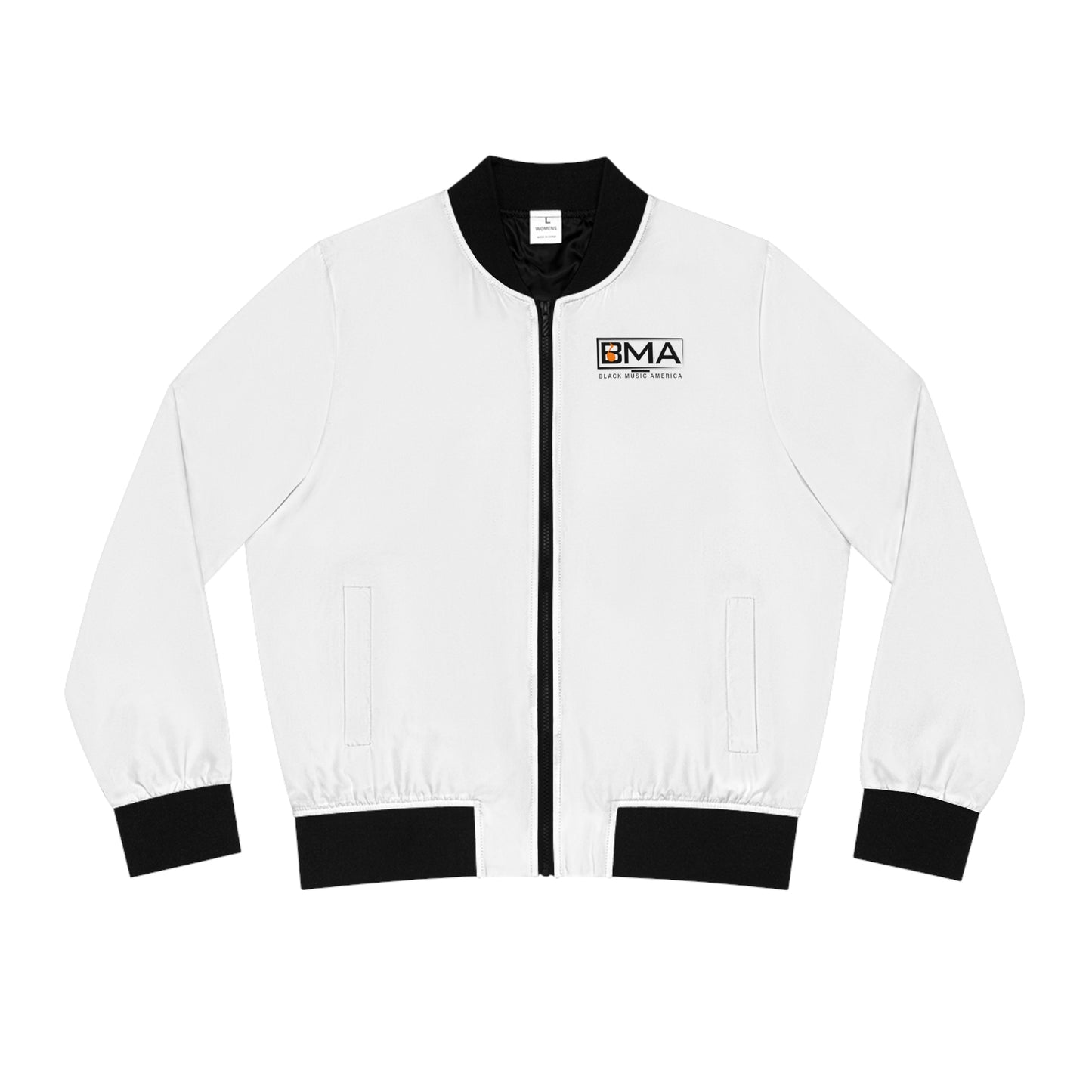 Women's Bomber Jacket BMA Bongo Back Design