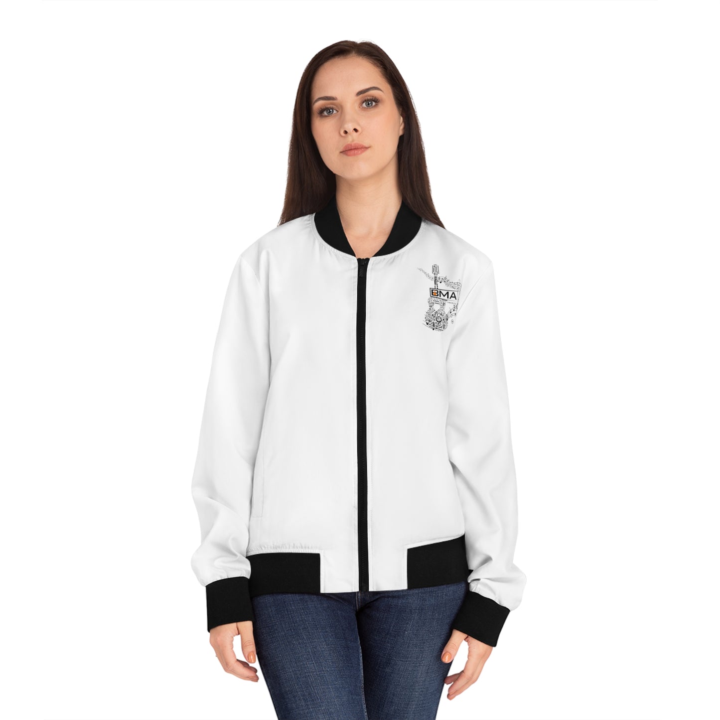 Women's Bomber Jacket BMA Guitar